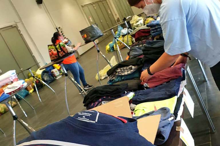 Sammlung für Ersthilfe