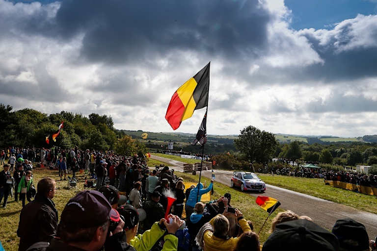 Thierry Neuville bei seinem «Heimsieg»