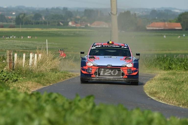 Thierry Neuville bei der Rallye Ypern 2019