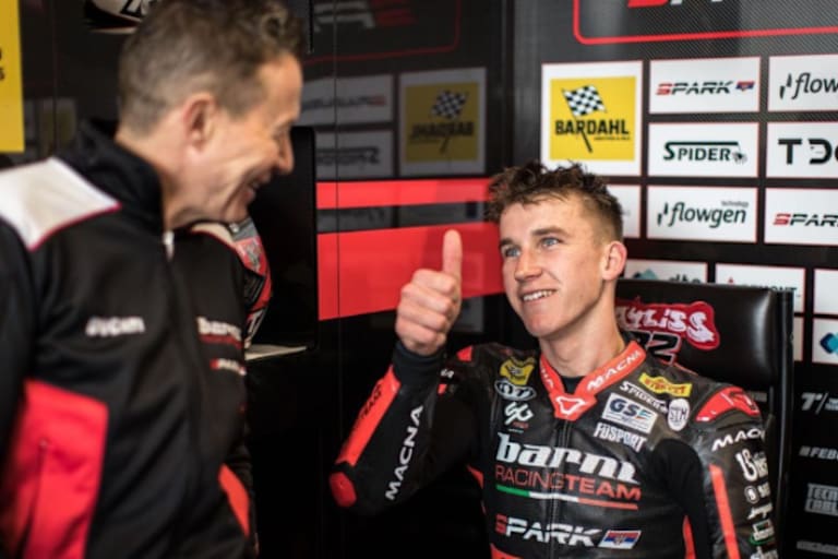 Teamchef Marco Barnabo und Oli Bayliss