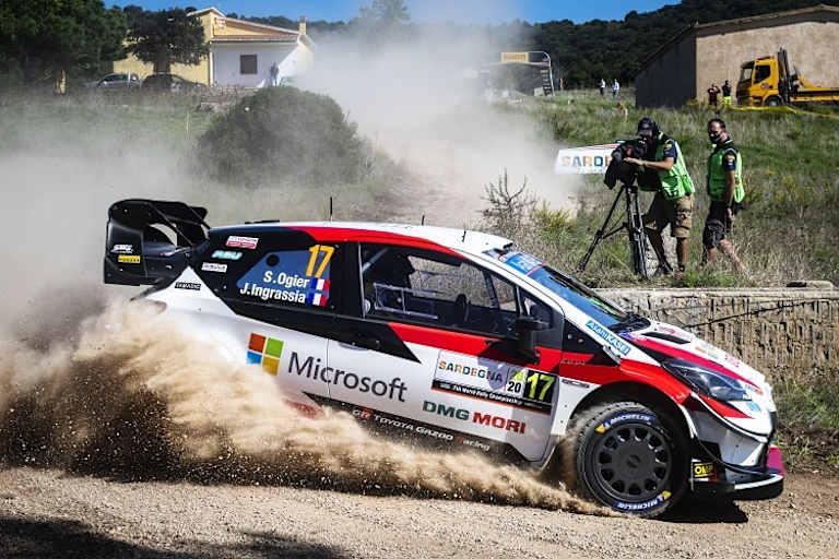 Sebastien Ogier diesmal auf dem dritten Zwischenrang