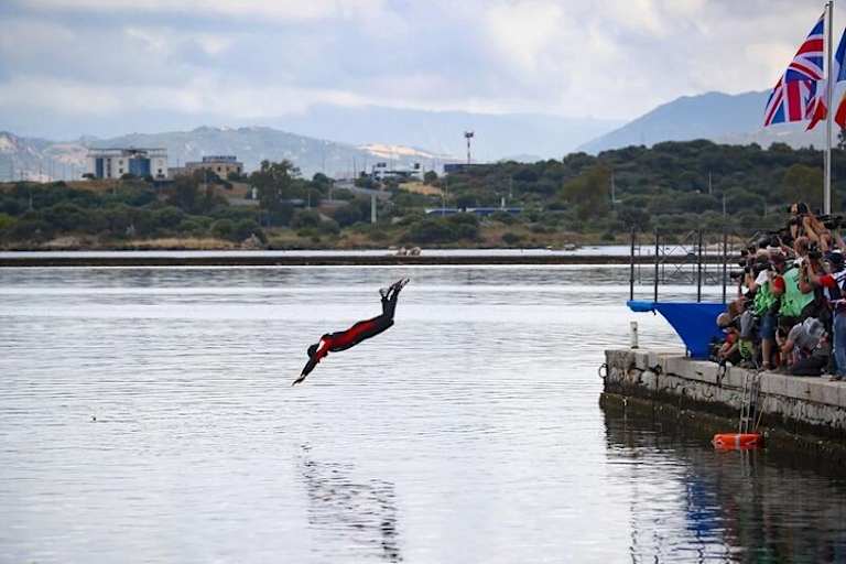 Das obligatorische Siegerbad