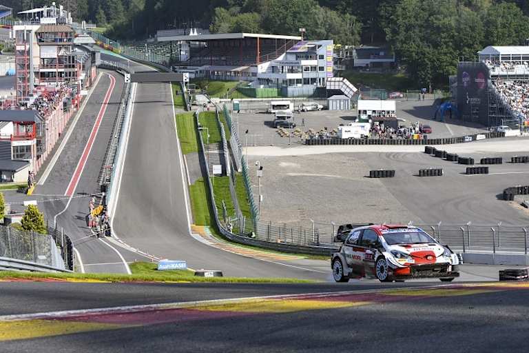 Sébastien Ogier auf dem belgischen F1-Kurs