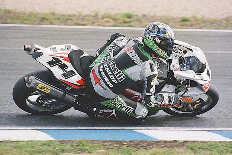 Das letzte Aufbäumen von Benelli: Peter Goddard 2001 in der Superbike-WM
