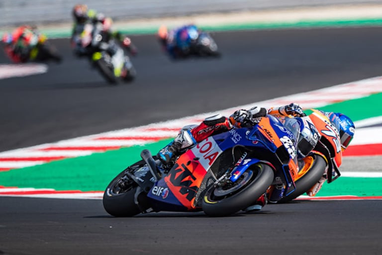 Miguel Oliveia am Sonntag beim Fight gegen Alex Márquez