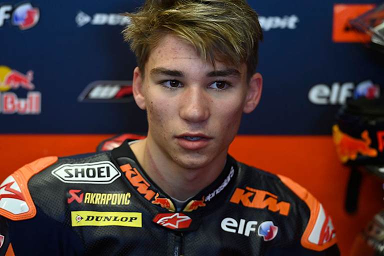 Deniz Öncü aus dem Red Bull KTM-KTM-Tech3-Team