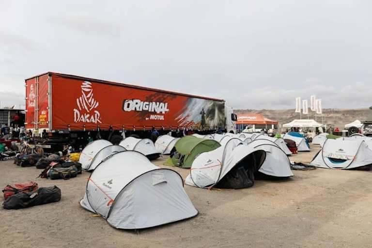 Geschlafen wird im Zelt