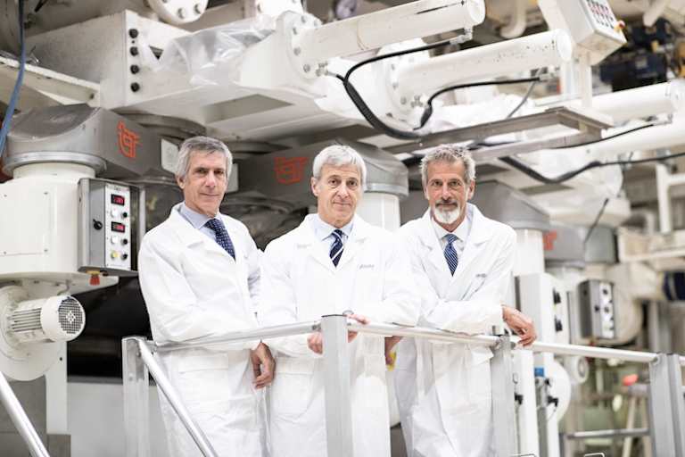 Die Teigwarenproduzenten Paolo, Luca und Guido Barilla