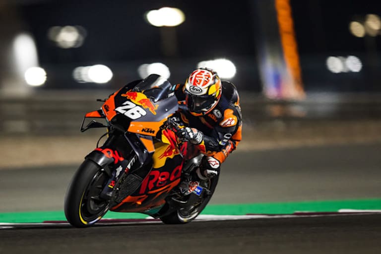 Dani Pedrosa beim Vorsaisontest in Doha 2021