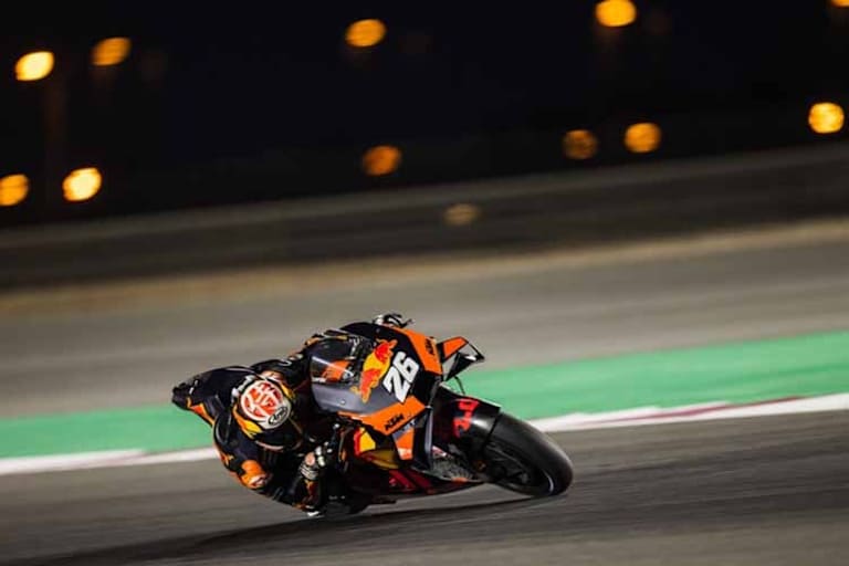 Dani Pedrosa beim Katar-Test im März 2021