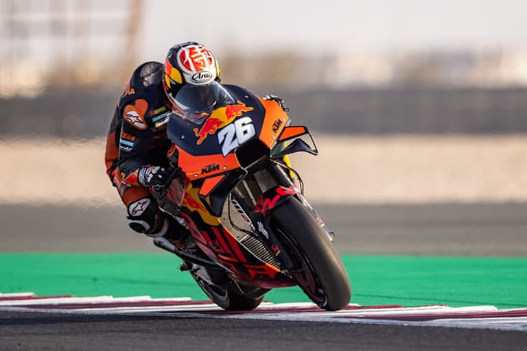 Dani Pedrosa beim Katar-Test im März 2021