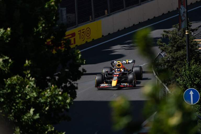 Sergio Pérez in der Mercedes-Kopie von Racing Point