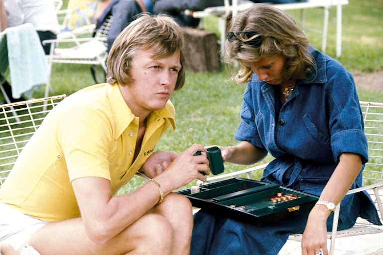 Ronnie Peterson mit Gattin Barbro