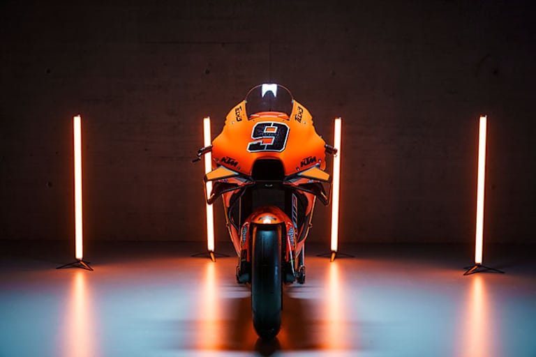 Die neue KTM RC16 des Tech3-Teams