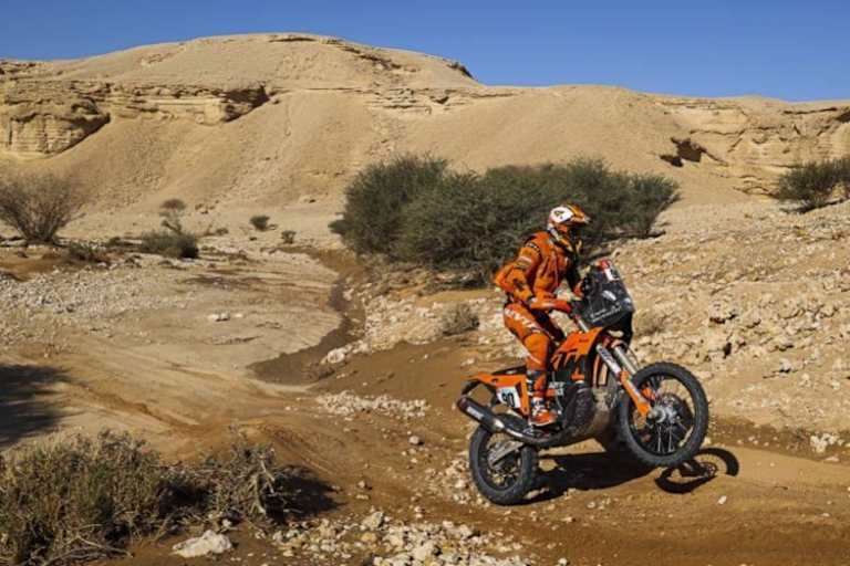 Danilo Petrucci unterwegs aufs Tagespodium