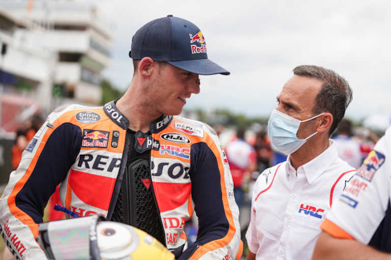 Pol Espargaró mit Alberto Puig