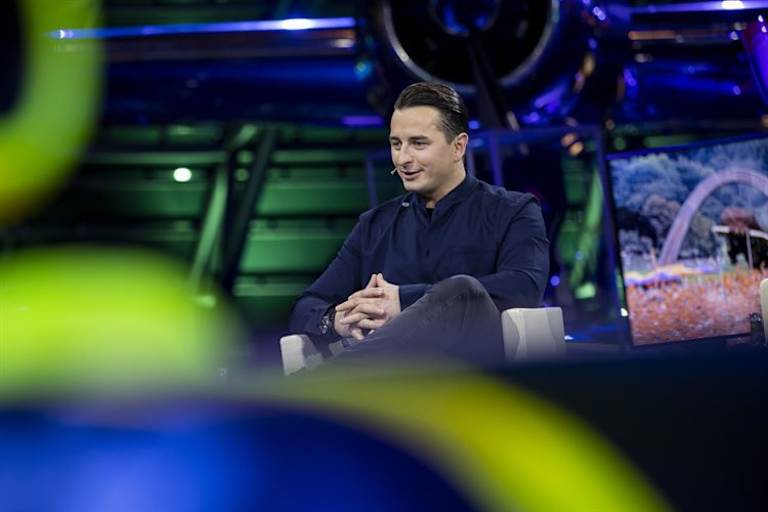 Andreas Gabalier im Studio