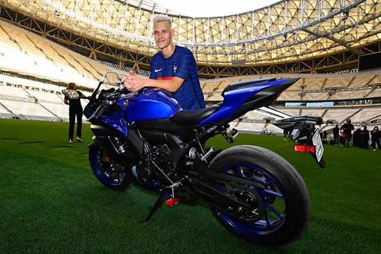 Fabio Quartararo reiste natürlich mit einer Yamaha an