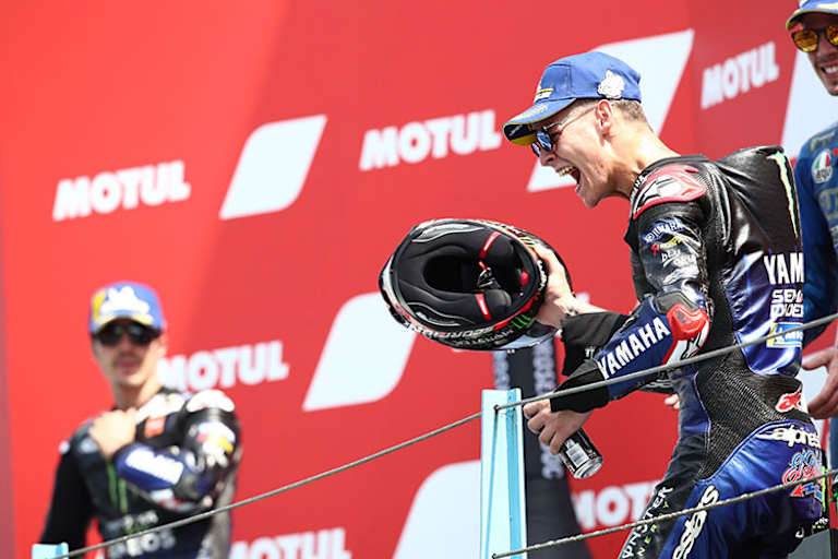 Der vierte Sieg in der Saisin 2021: Fabio Quartararo