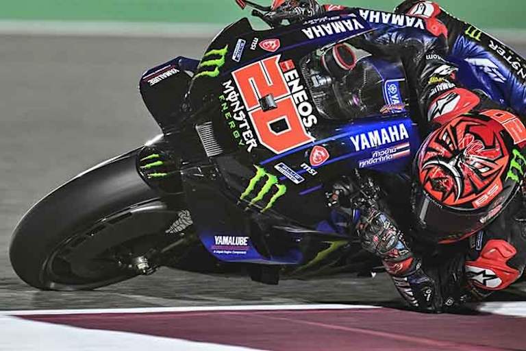 Fabio Quartararo: In Doha landete er nur auf Platz 8, dann folgte Platz 2 in Lombok