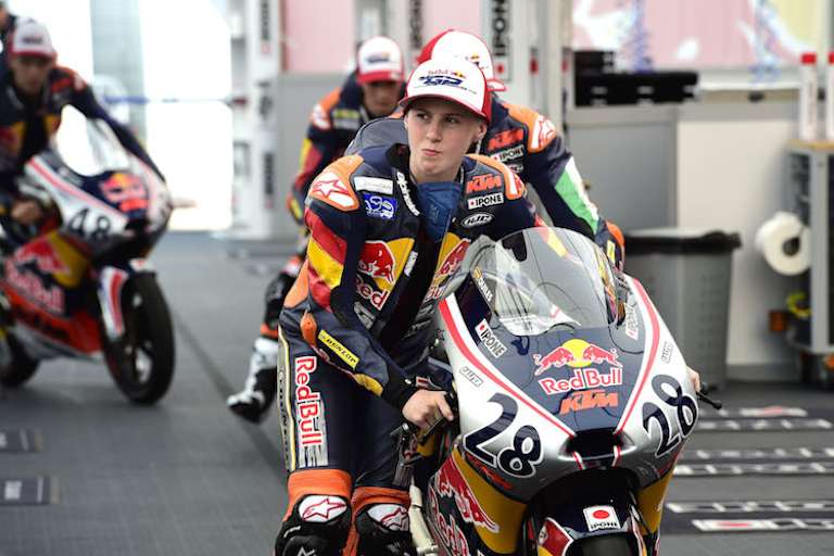 Max Quiles gestand: «Zunächst war ich am Ende der zwölfköpfigen Leader-Gruppe unterwegs, weil ich kein gutes Gefühl für das Bike hatte»