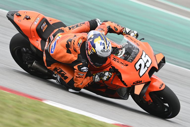 Raúl Fernández landete am Sonntag auf dem 13. Platz in Sepang