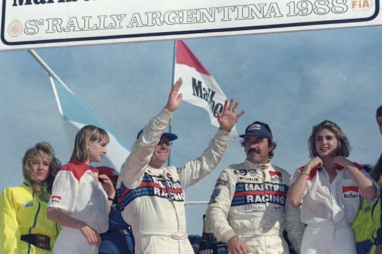 Jorge del Buono (li.) und Jorge Recalde beim einzigen Sieg