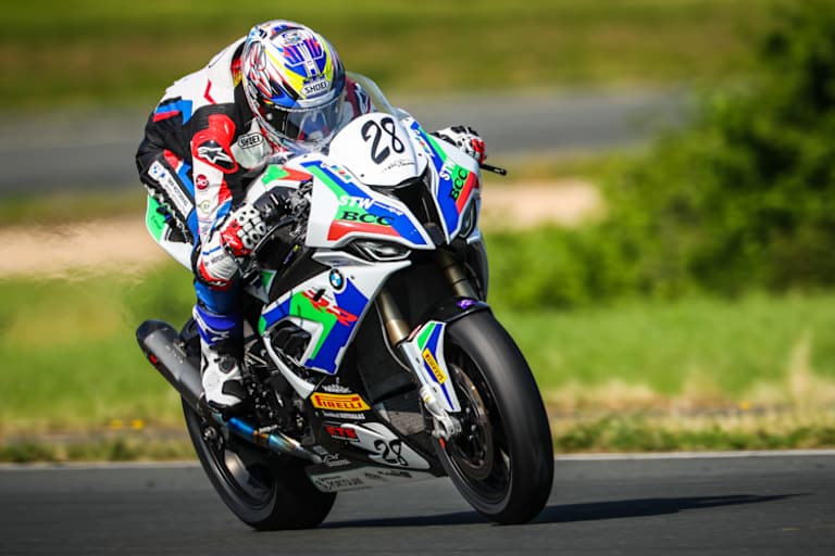 Markus Reiterberger mit der BCC BMW