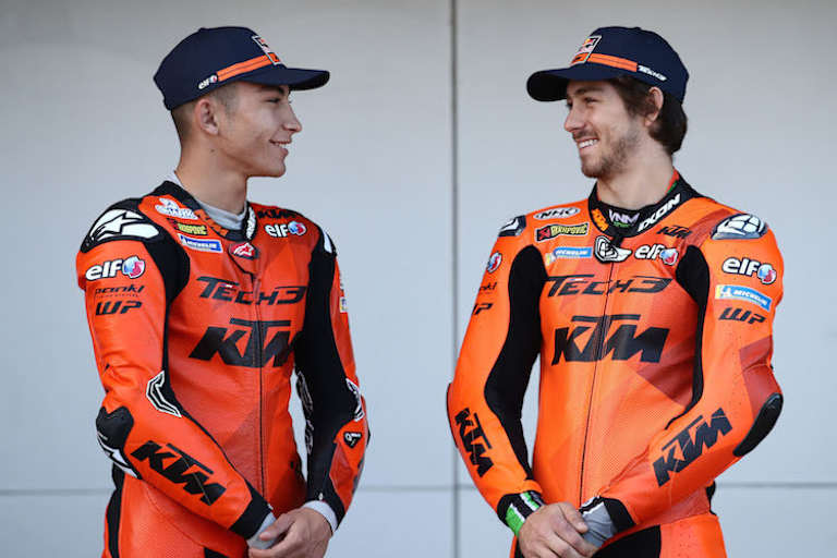 Das neue Tech3-KTM-Duo: Raúl Fernández und Remy Gardner