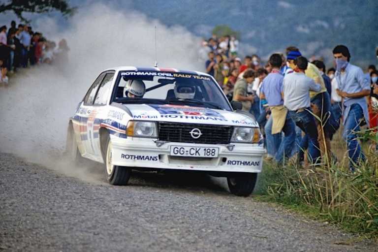 Walter Röhrl im Opel Ascona 400