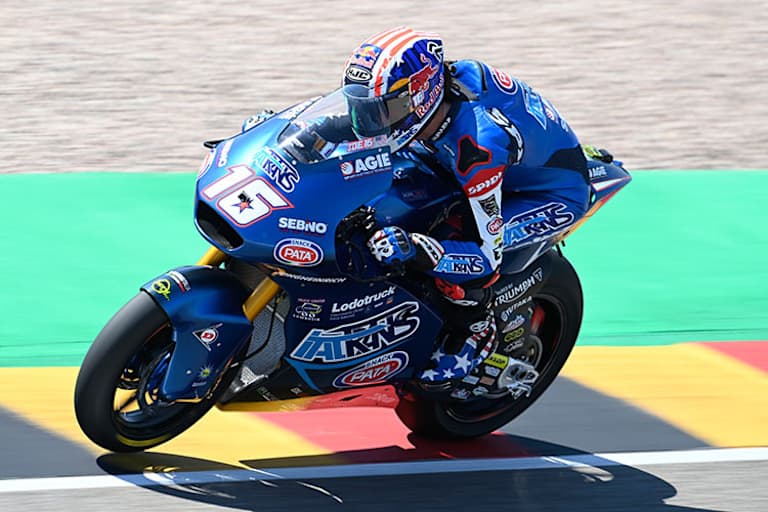 Joe Roberts auf der Italtrans-Kalex