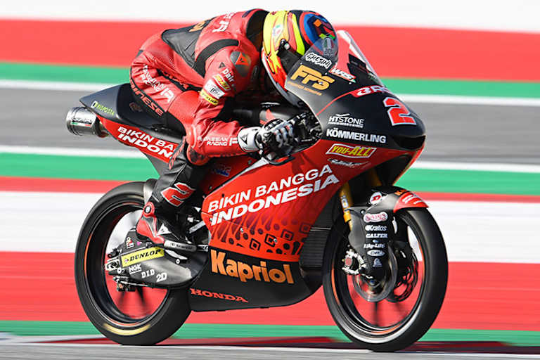 Gabriel Rodrigo auf der Gresini-Honda