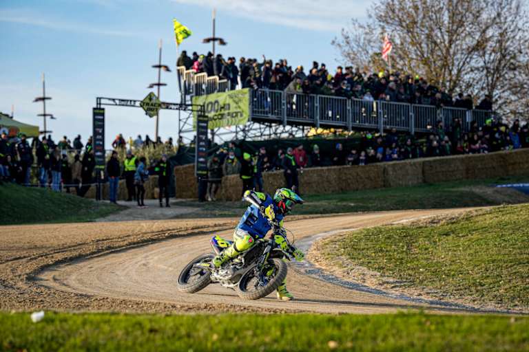Valentino Rossi am Sonntag auf der Ranch