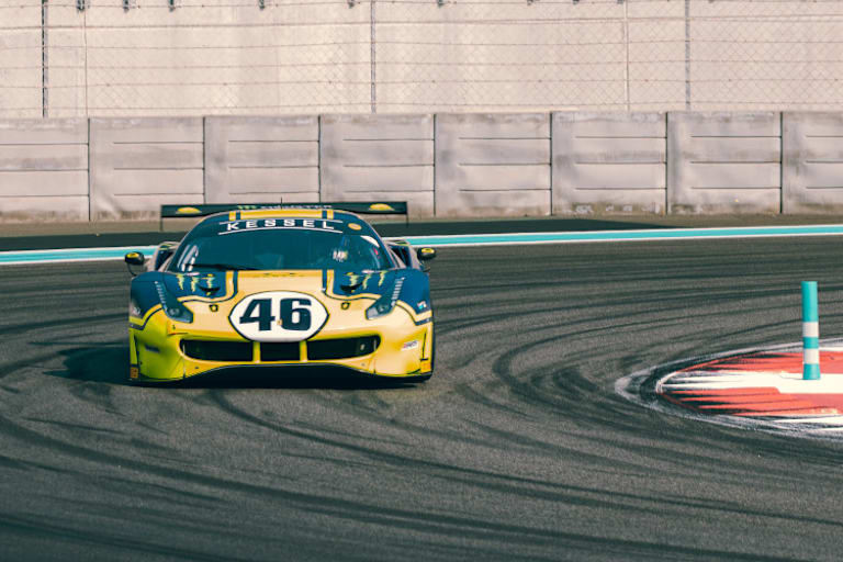 Valentino Rossi saß schon im Vorjahr im Ferrari 488 GT3 