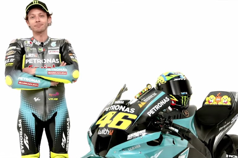 Erstmals im Petronas-Look: Valentino Rossi
