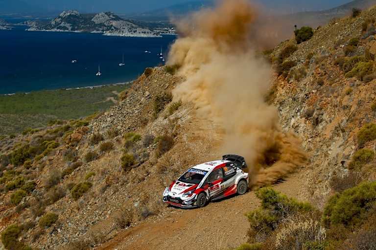 Kalle Rovanperä driftete auf Rang vier