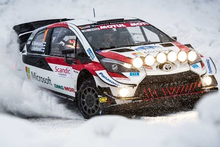 Kalle Rovanperä bei seinem Arctic-Sieg 2020