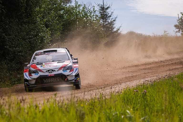 Kalle Rovanperä bei der Rallye Südestland