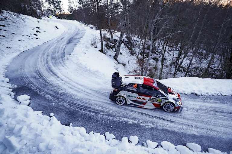 Ein Reifenschaden verhinderte das Podest für Kalle Rovanperä