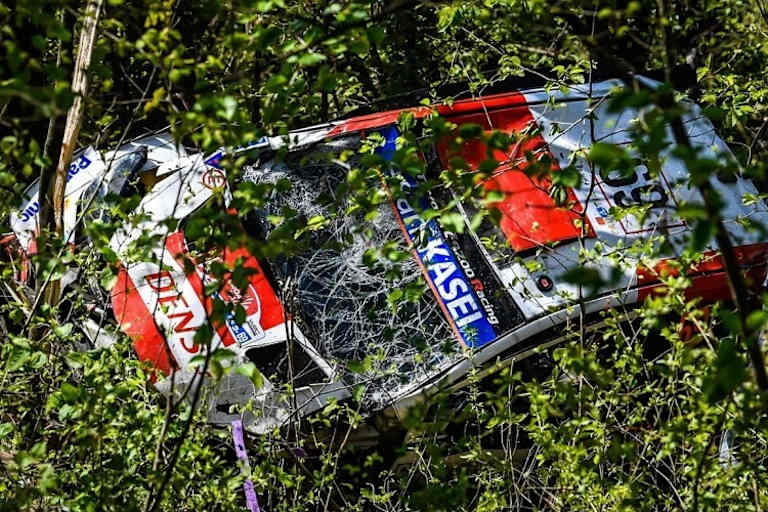 Der Kroatinen-Unfall von Kalle Rovamperä 2021