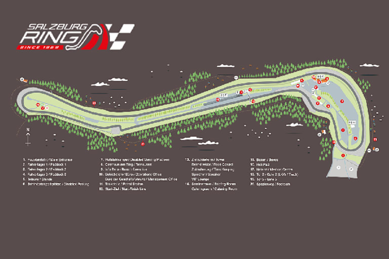 Das Layout vom Salzburgring ist sehr schnell	