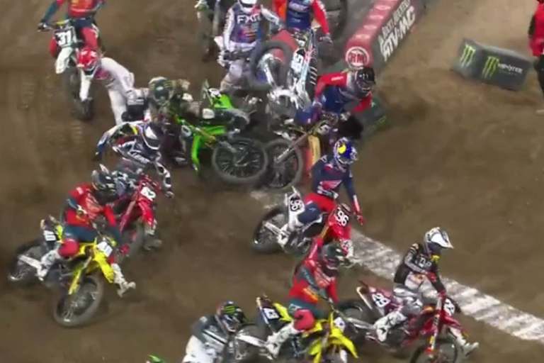 Das Chaos in der ersten Runde, Christian Craig am Boden