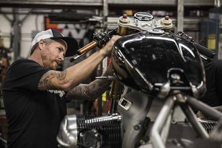 Mit Motorrädern aufgewachsen: Designer Roland Sands (45)