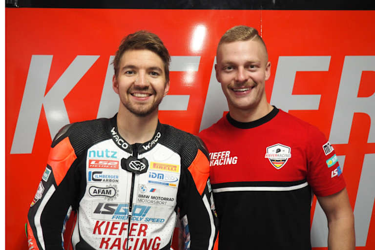 Luca Grünwald (li.) mit Marc-Reiner Schmidt