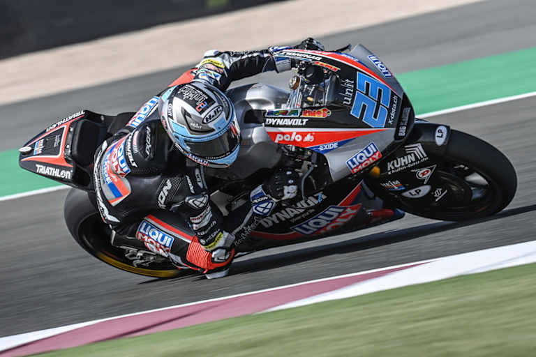 Startplatz 13 für die Startnummer 23 in Katar