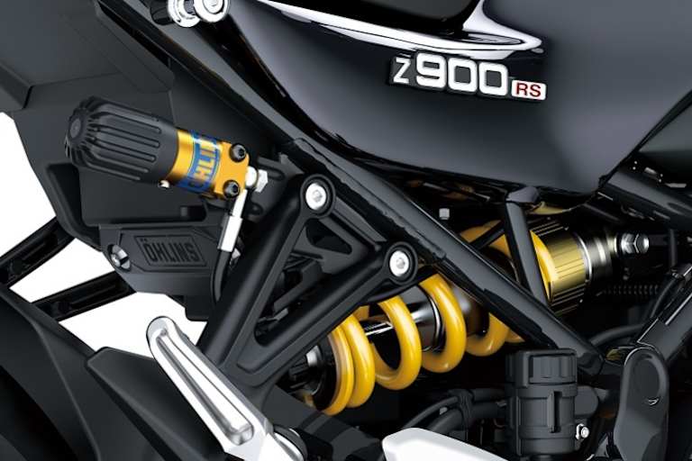 Das elektronische Fahrwer KECS (Kawasaki Electronic Control Suspension) wurde in Zusammenarbeit mit Showa entwickelt