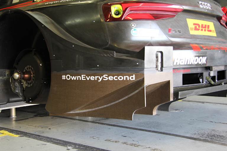 Die sogenannte Shoe-Box am Heck der DTM Fahrzeuge 