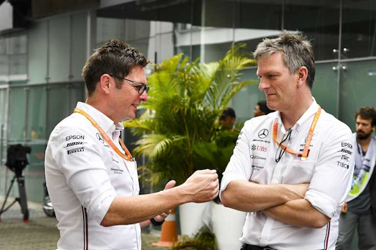 Andrew Shovlin mit James Allison 2019