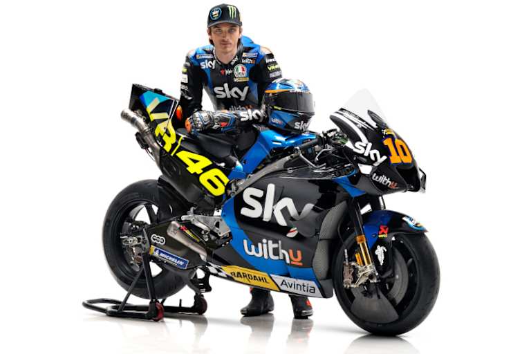 2021 gesellt sich Luca Marini in den Sky-VR46-Farben dazu