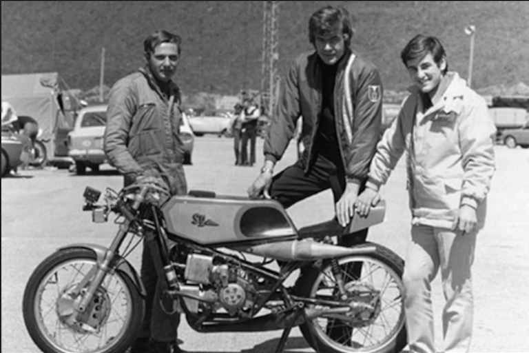 Die SMZ beim Salzburgring-GP mit Schlögl (li.), Braun und Mang